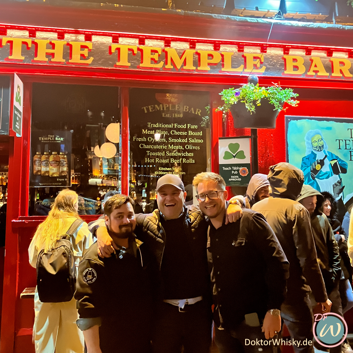 Gruppe in der Temple Bar